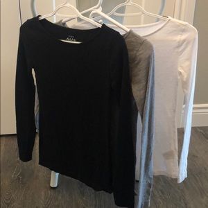 3 J. Crew Artistic Tees (long sleeved)